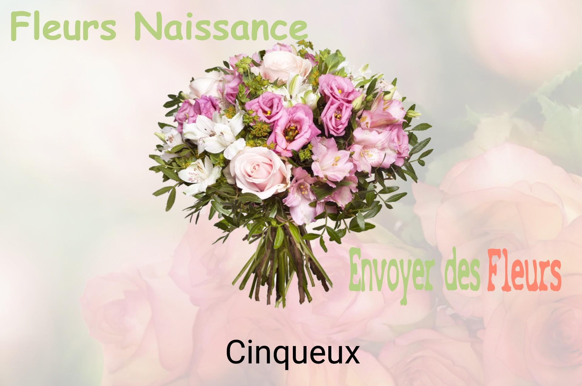 Bouquet de fleurs de naissance livré à Cinqueux
